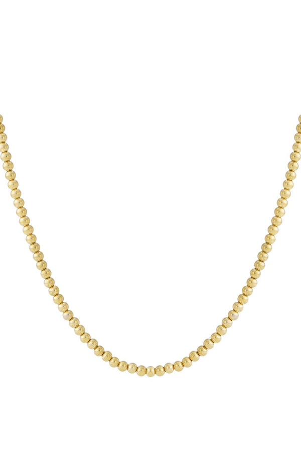 Bijoutheek Collier Ballen 6mm Glad
