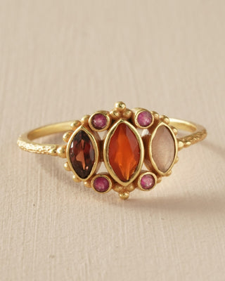 Muja Juma Ring (Sieraad) Hedda Red Agate 56mm
