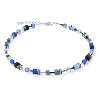 Coeur de Lion Geocube Necklace Iconic Nature necklace blue/white