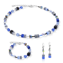 Coeur de Lion Geocube Necklace Iconic Nature necklace blue/white
