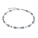 Coeur de Lion Geocube Necklace Iconic Nature necklace blue/white
