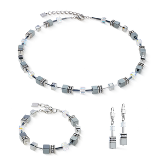 Coeur de Lion Geocube Necklace Iconic Nature necklace blue/white
