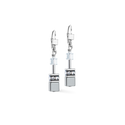 Coeur de Lion GeoCUBE® earrings platinum