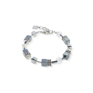 Coeur de Lion Geocube Armband Precious Fusion Pearls weiß