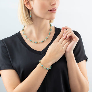 Coeur de Lion Geocube Armband Precious Fusion Pearls weiß