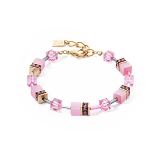Coeur de Lion Geocube Armband Precious Fusion Pearls weiß