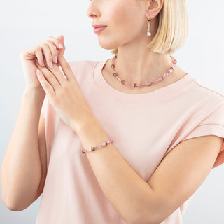 Coeur de Lion Geocube Armband Precious Fusion Pearls weiß