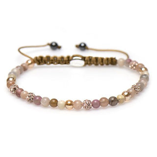 Karma Armband (Sieraad) Spiral Zinnia xxs (rose crystal)