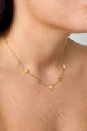 Bijoutheek Collier Klavers Dicht Open