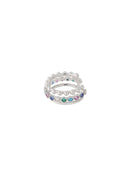 Bijoutheek Earcuff Trio Steentjes Multi