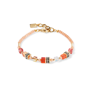 Coeur de Lion Geocube Armband Precious Fusion Pearls weiß
