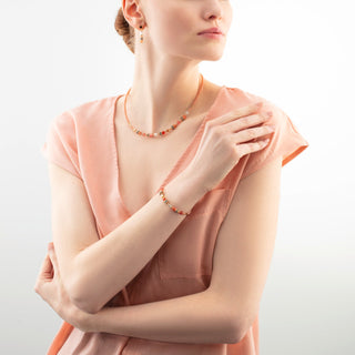 Coeur de Lion Geocube Armband Precious Fusion Pearls weiß