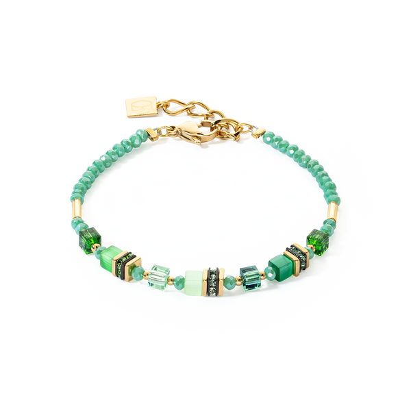 Coeur de Lion Geocube Armband Precious Fusion Pearls weiß