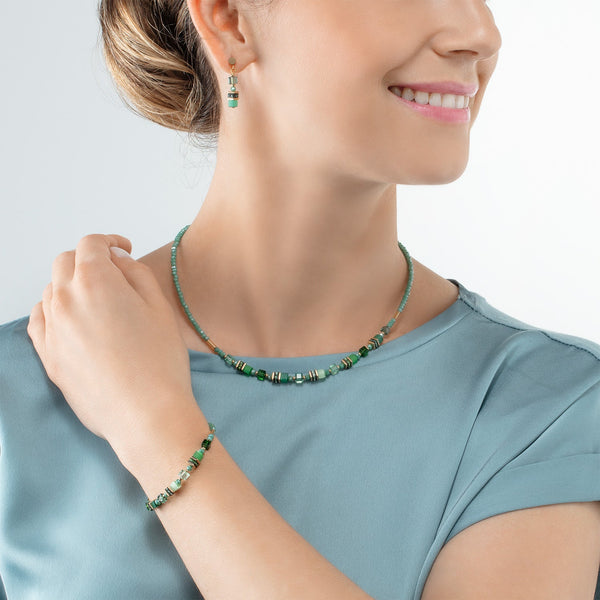 Coeur de Lion Geocube Armband Precious Fusion Pearls weiß