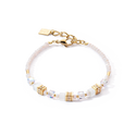 Coeur de Lion Mini Cubes bracelet gold white