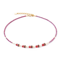 Coeur de Lion Sparkling Princess necklace gold-red