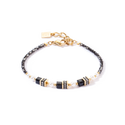 Coeur de Lion Sparkling Princess bracelet gold-black