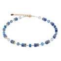 Coeur de Lion GeoCUBE® Iconic Precious necklace blue