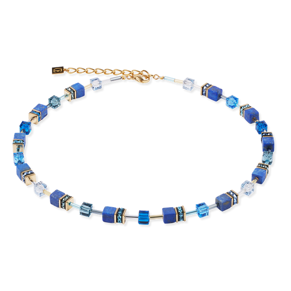 Coeur de Lion GeoCUBE® Iconic Precious necklace blue