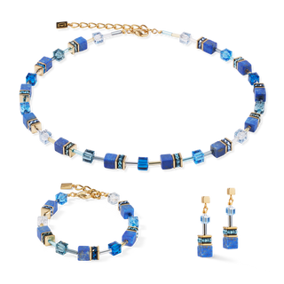Coeur de Lion Geocube Ohrring Iconic Nature Chain Dopamin