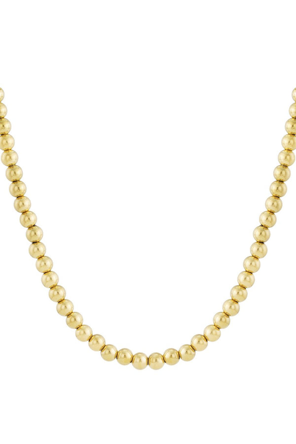 Bijoutheek Collier Ballen Hol 10mm
