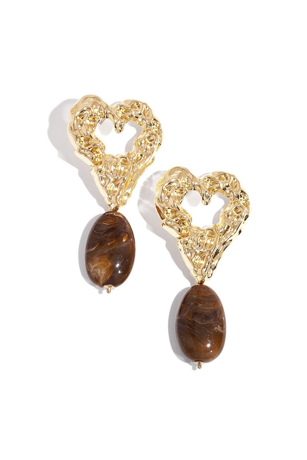 Bijoutheek Oorknoppen Statement Bold Love