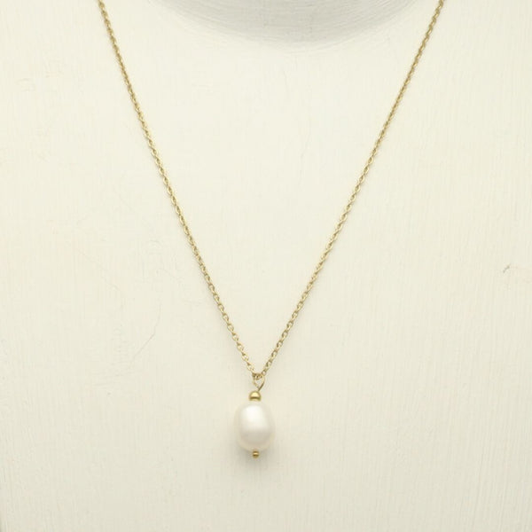 Camps & Camps Oval Pearl Necklace 3S045_PE