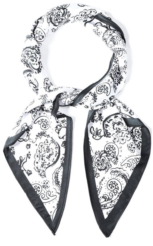 Bijoutheek Sjaal (Fashion) Driehoek Zijdezacht Paisley