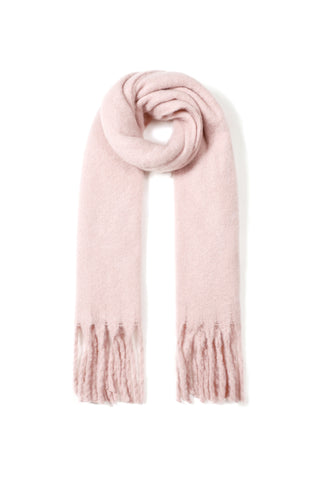 Kopen baby-pink Bijoutheek Sjaal (Fashion) Effen Winter Franjes