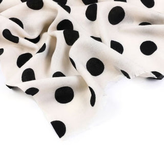 Kopen beige Bijoutheek Sjaal (Fashion) Stippen Polka