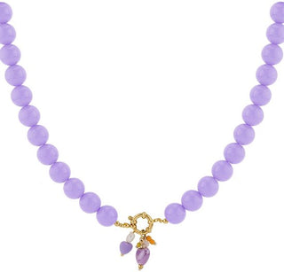 Bijoutheek Collier Kralen 12mm Statement