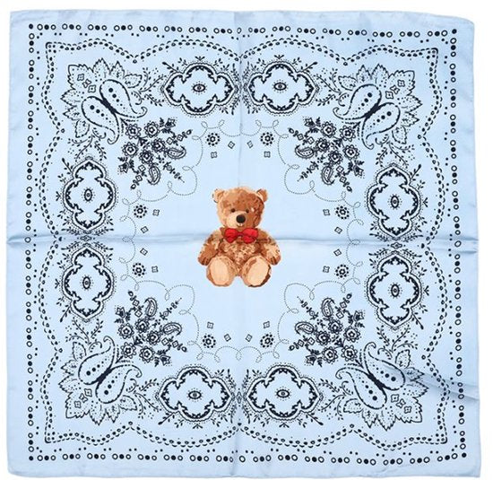 Bijoutheek Sjaal (Fashion) Vierkant Zijdezacht Teddybeer