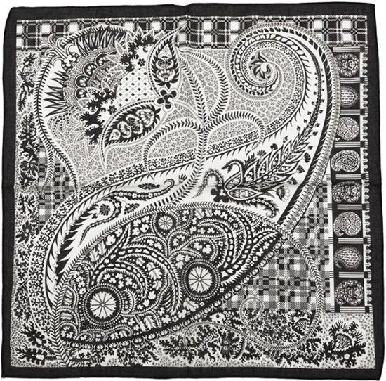 Bijoutheek Sjaal (Fashion) Vierkant Paisley