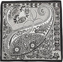 Bijoutheek Sjaal (Fashion) Vierkant Paisley