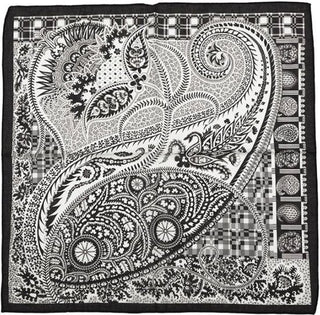 Kopen black Bijoutheek Sjaal (Fashion) Vierkant Paisley