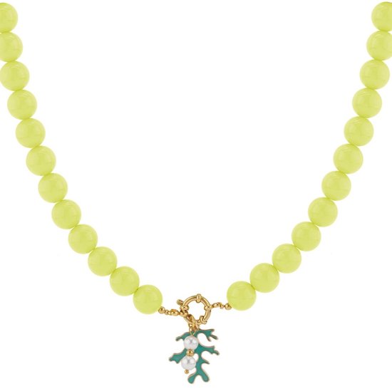 Bijoutheek Collier Kralen 12mm Statement