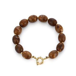 Bijoutheek Armband (Sieraad) Kralen Ovaal