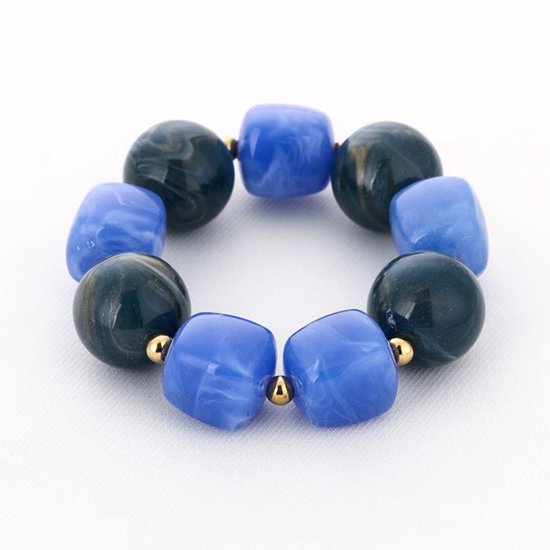 Bijoutheek Armband (Sieraad) Kralen Grof Elastisch