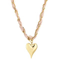 Bijoutheek Collier Bandana Stof Hart