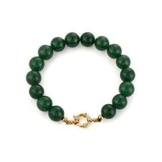 Kopen dark-green Bijoutheek Armband (Sieraad) Kralen Stenen