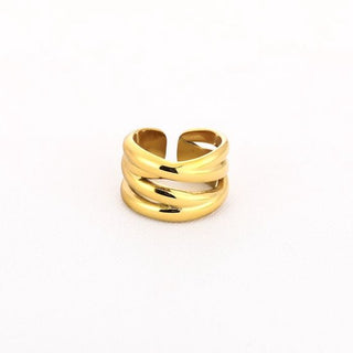 Bijoutheek Ring (Sieraad) Overlappend Bold