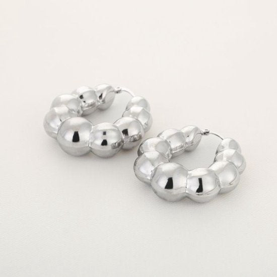 Bijoutheek Oorringen Chunky Balls