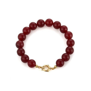 Kopen bordeaux Bijoutheek Armband (Sieraad) Kralen Stenen