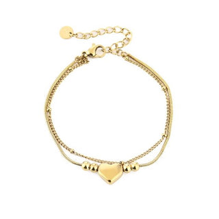 Bijoutheek Armband (Sieraad) Hartje Balls