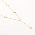 Bijoutheek Collier Y-Vorm Hart Plat