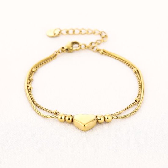 Bijoutheek Armband (Sieraad) Hartje Balls
