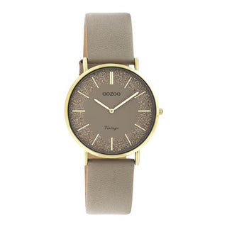 Oozoo Vintage Uhr-C9839 braun/schwarz (32mm)