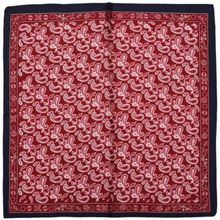 Kopen red Bijoutheek Sjaal (Fashion) Vierkant Zijdezacht Paisley Zon