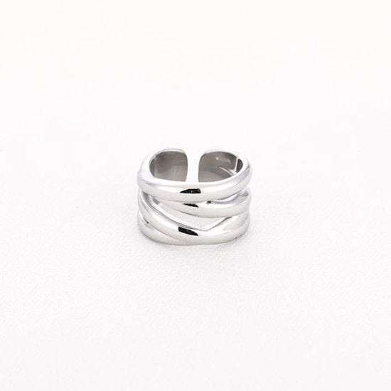 Bijoutheek Ring (Sieraad) Overlappend Bold