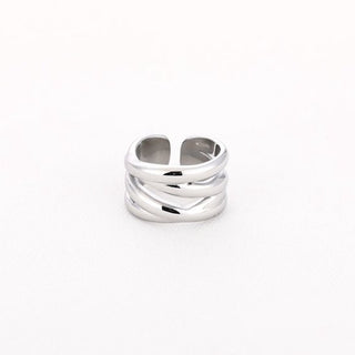 Bijoutheek Ring (Sieraad) Overlappend Bold